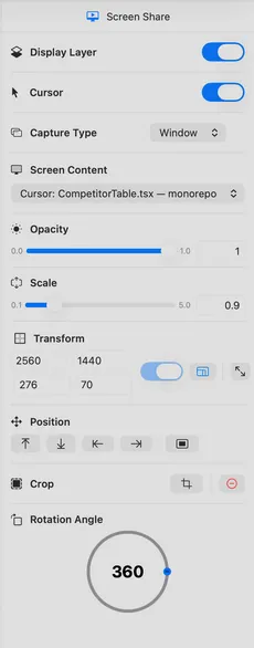 screen share inspector